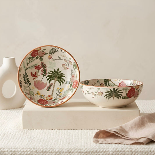Palm Jumeirah Decal Deep Bowl