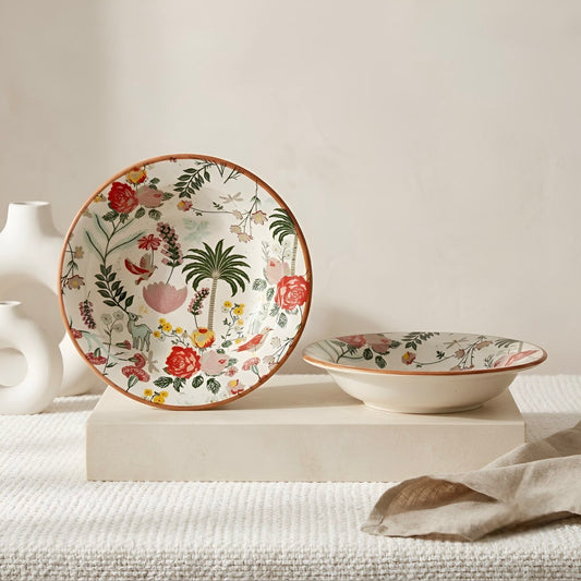 Palm Jumeirah Decal Pasta Bowl