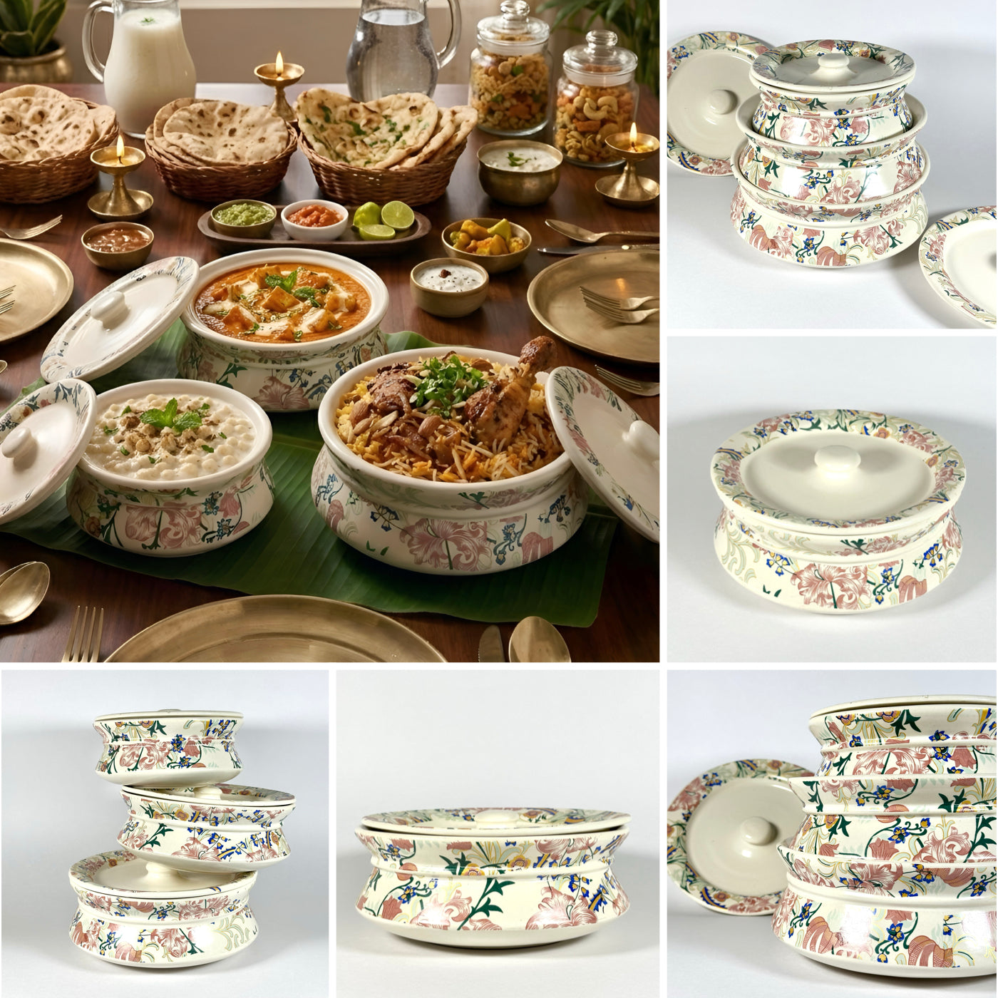 Botanical Bloom Exclusive Dinner Set (Serving for 6 - 25 pieces)