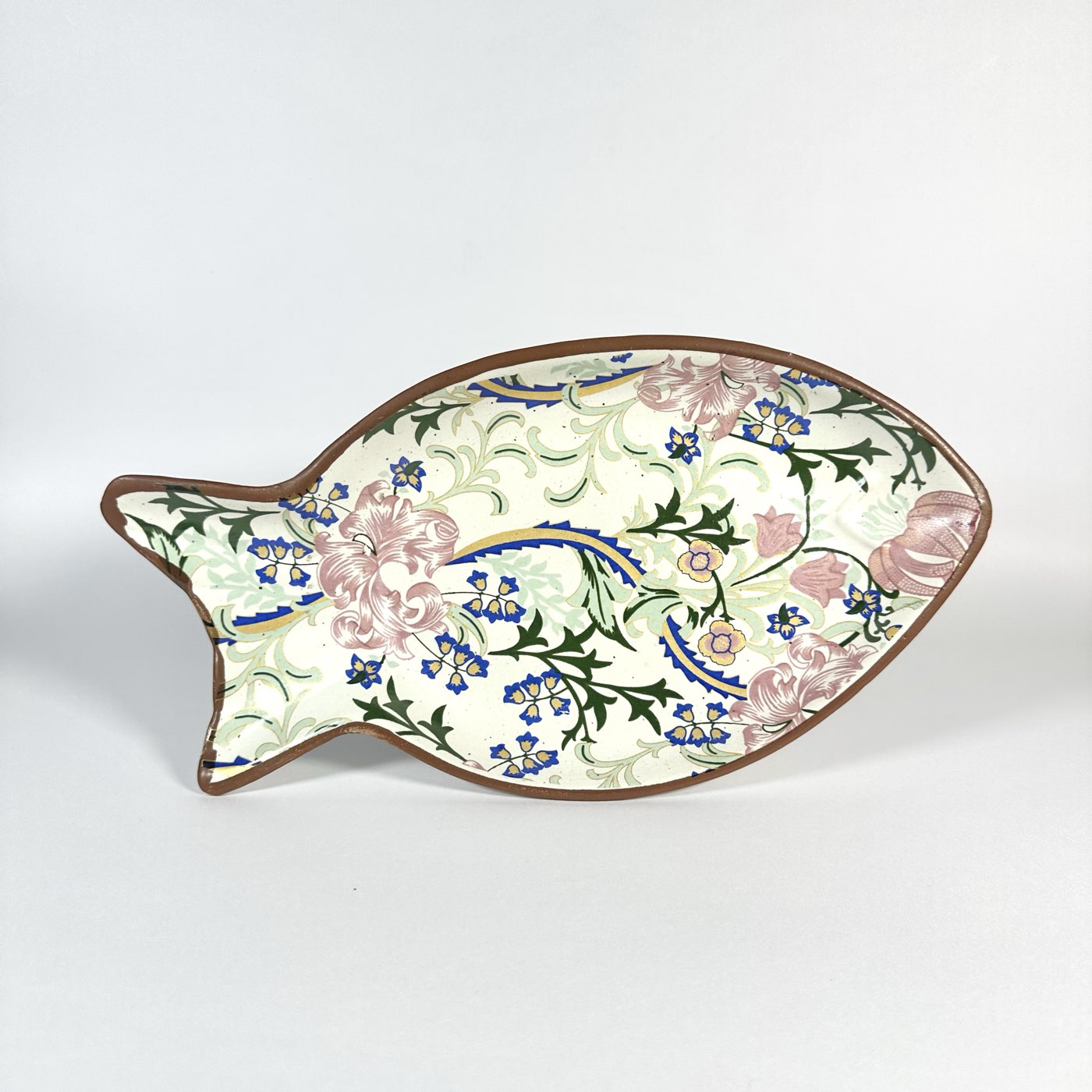 Botanical Bloom Decal Fish Platter