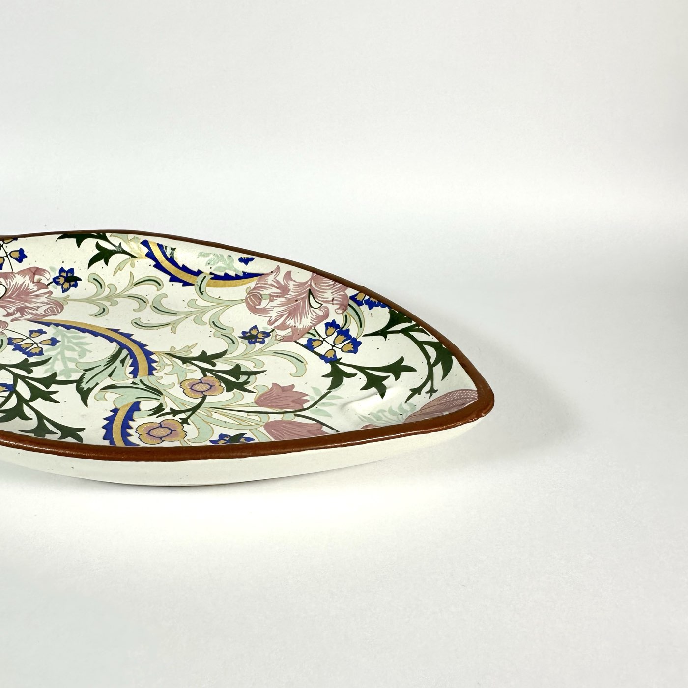Botanical Bloom Decal Fish Platter