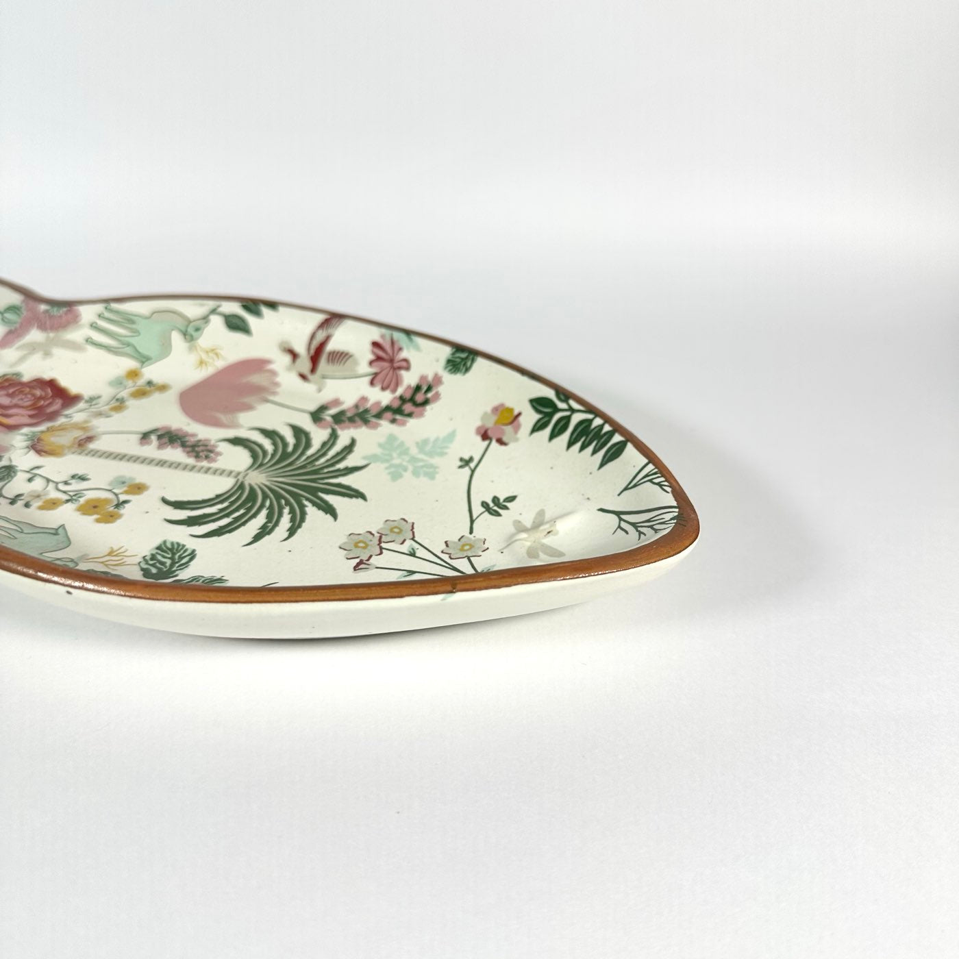 Palm Jumeirah Decal Fish Platter