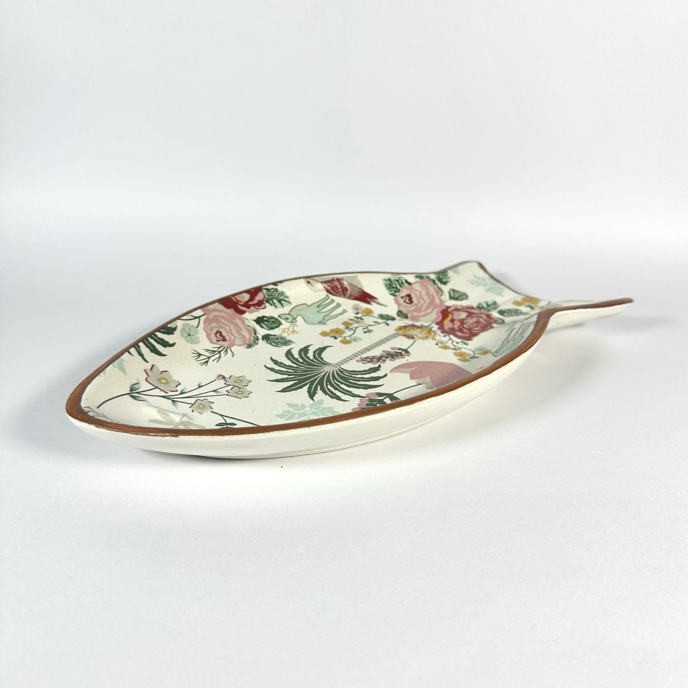 Palm Jumeirah Decal Fish Platter