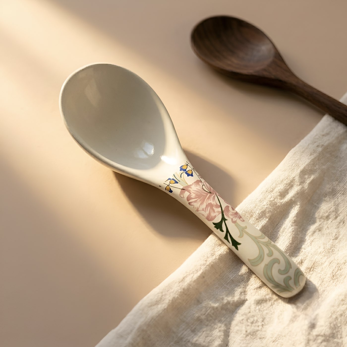 Botanical Bloom Decal Serving Spoon