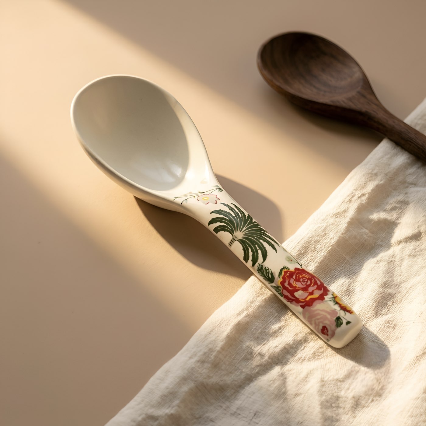 Palm Jumeirah Decal Serving Spoon