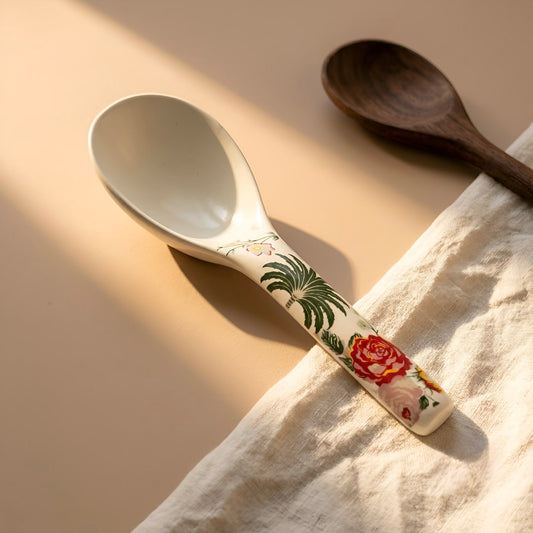 Palm Jumeirah Decal Serving Spoon