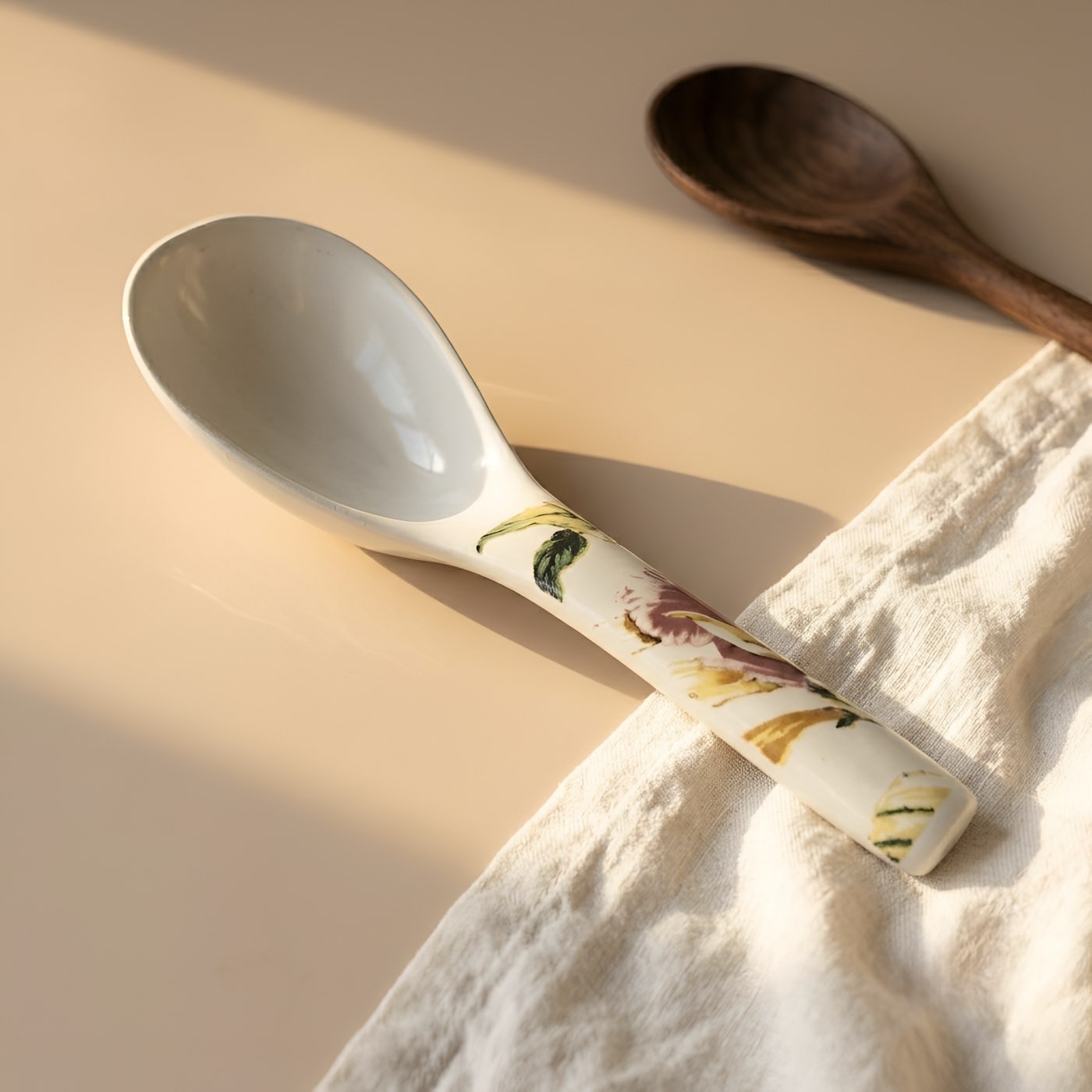 Pushpanjali Decal Serving Spoon