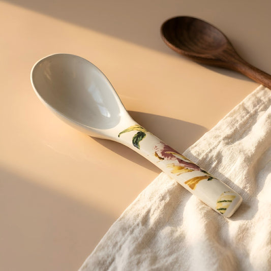 Pushpanjali Decal Serving Spoon