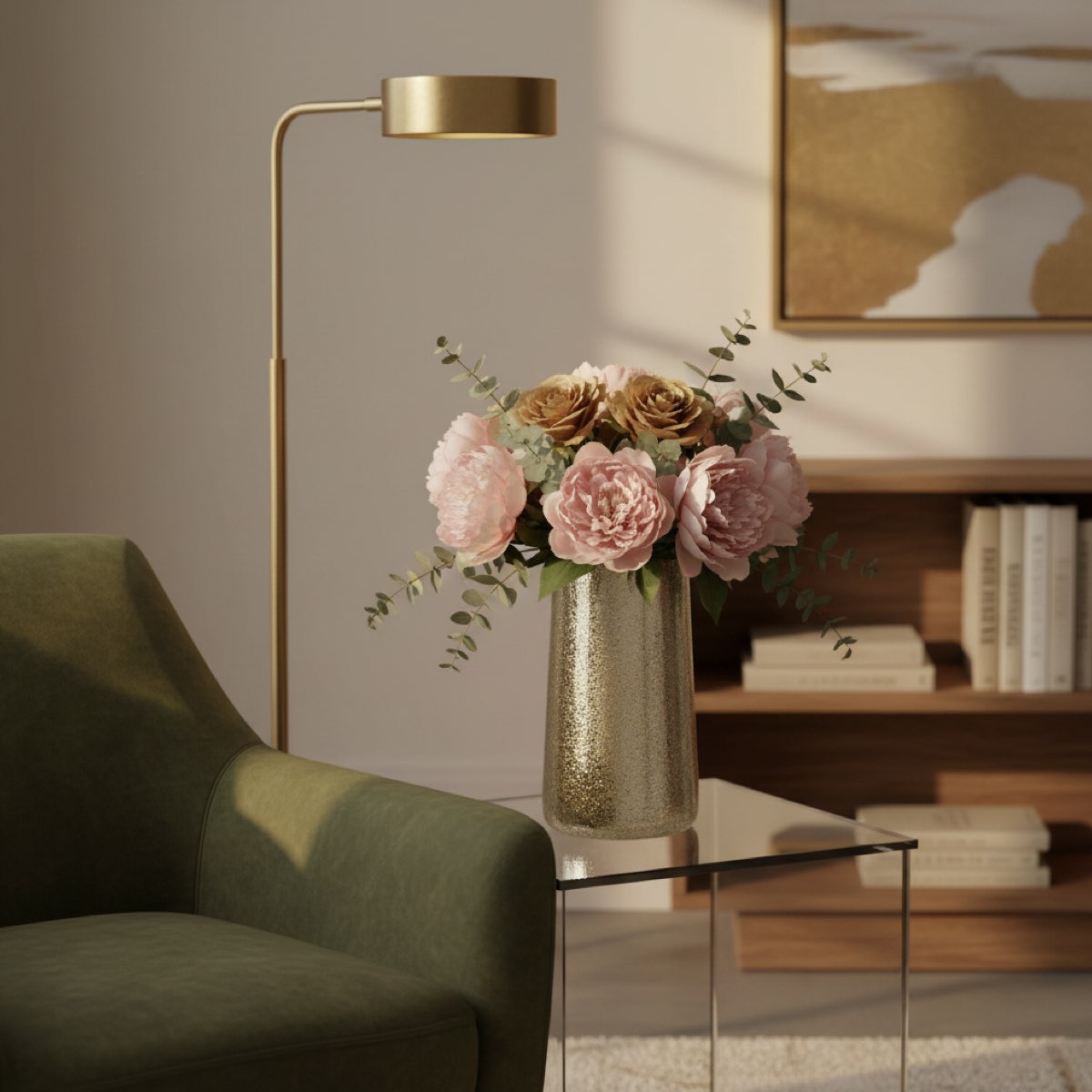 Luna Textured Glass Vase