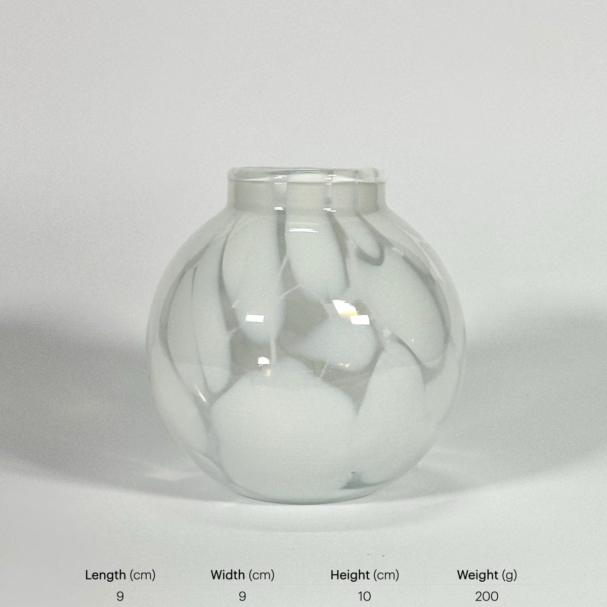 Cloud Drift Sphere Vase