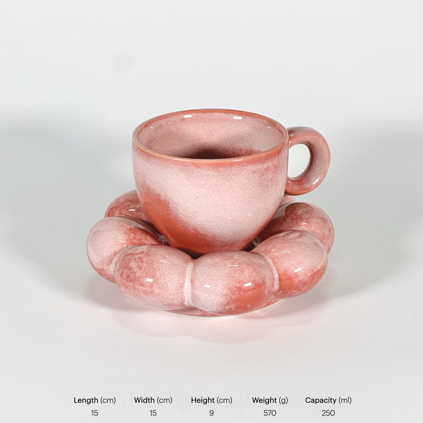 Bubble Ring Cup & Saucer