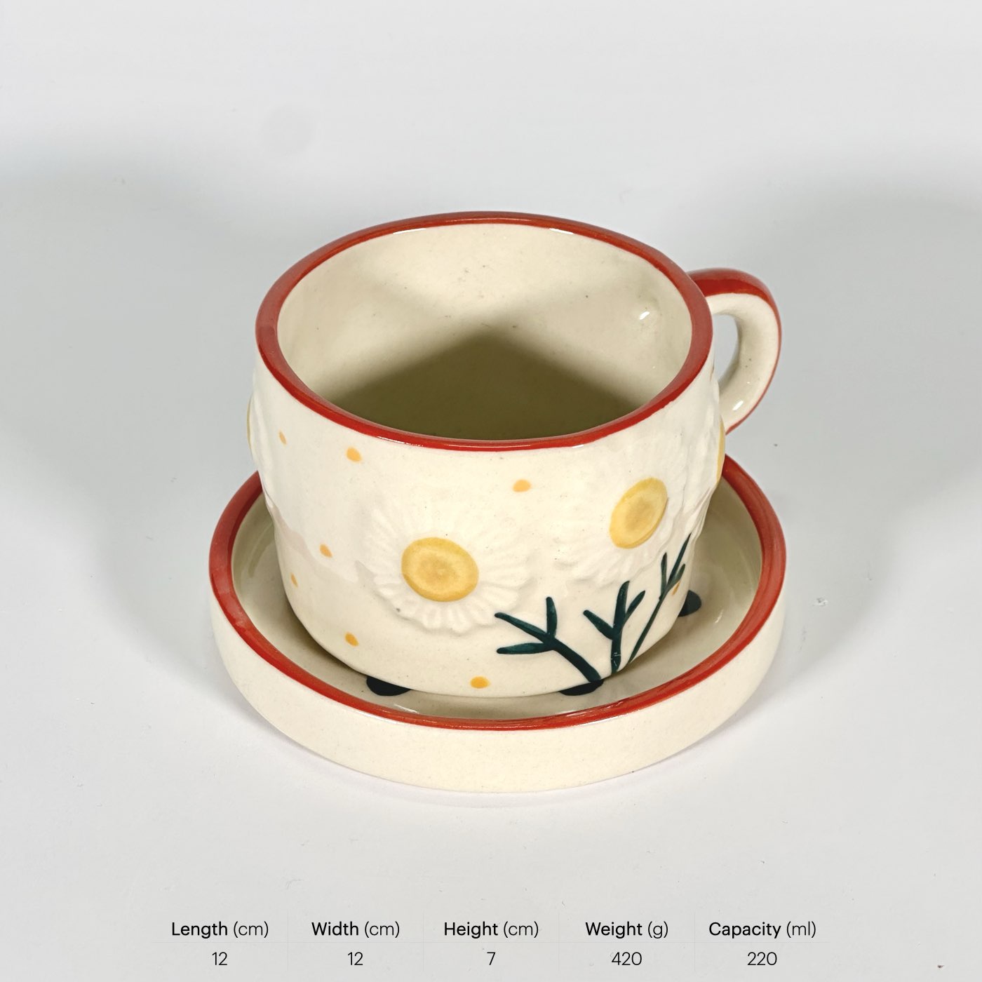 Sunny Daisy Cup & Saucer