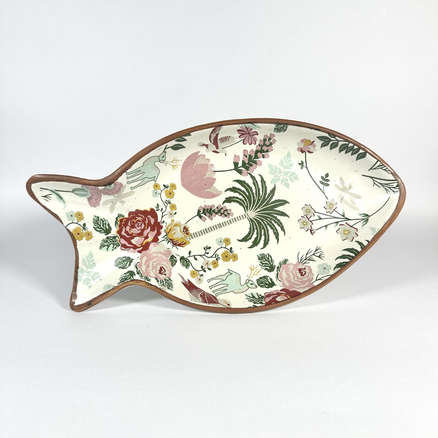 Palm Jumeirah Decal Fish Platter