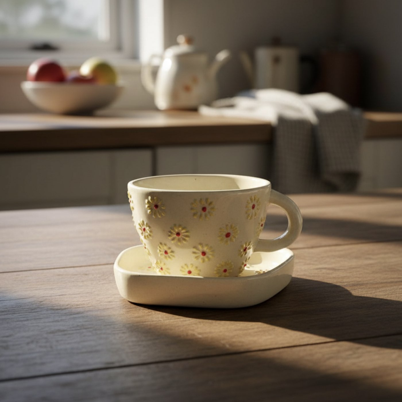 Daisy Bloom Cup & Saucer