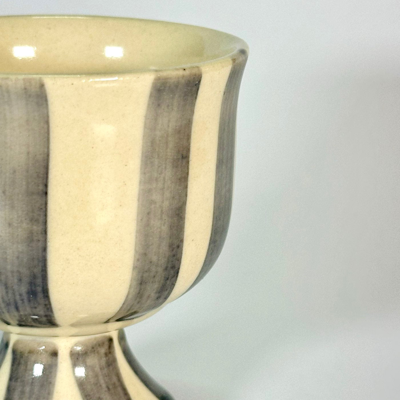 Monochrome Stripe Ice Cream Cup