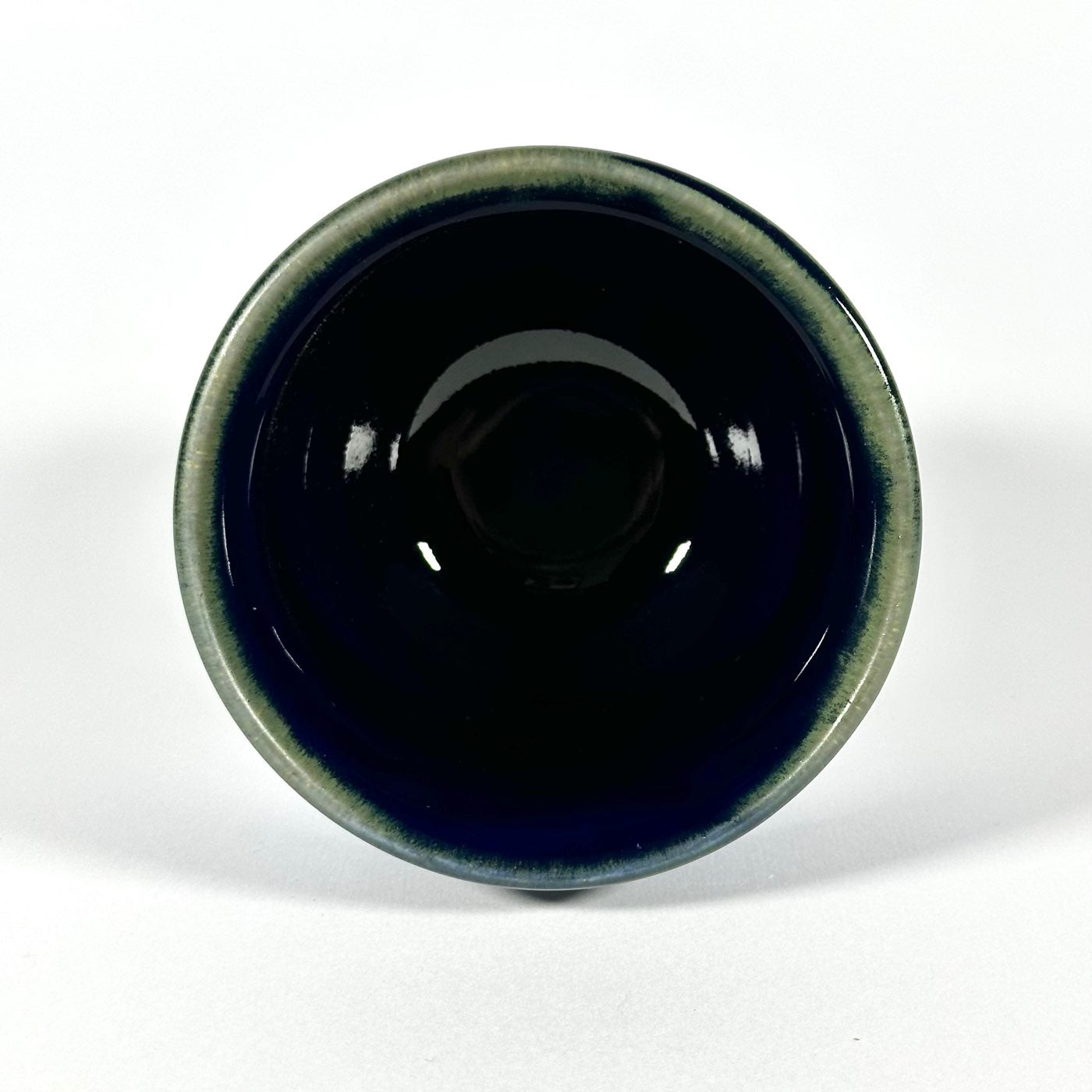 Blue Speckle Drip Ice Cream Cup