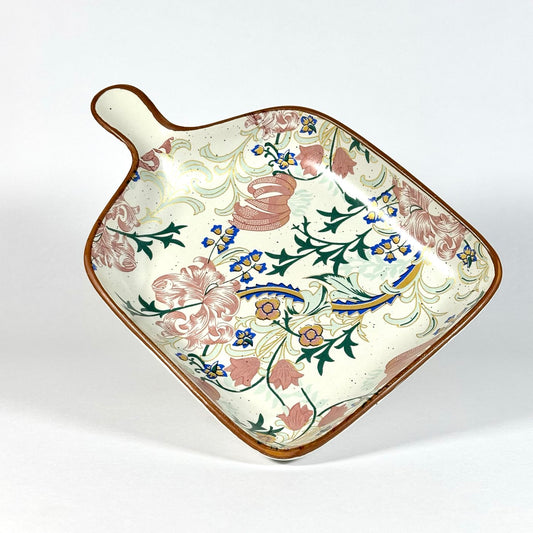 Botanical Bloom Decal Fan Platter