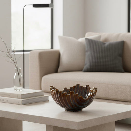 Molten Ripple Sculpted Bowl