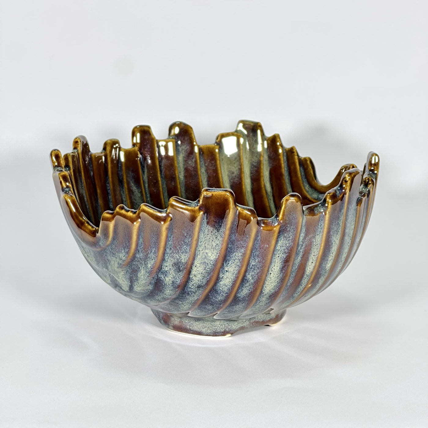 Molten Ripple Sculpted Bowl