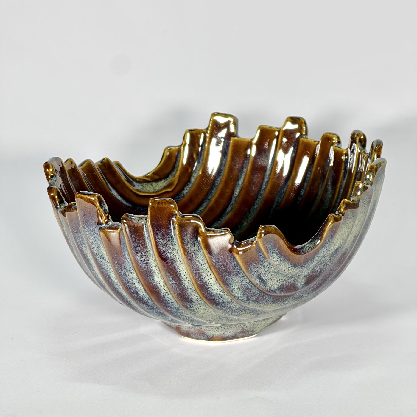 Molten Ripple Sculpted Bowl