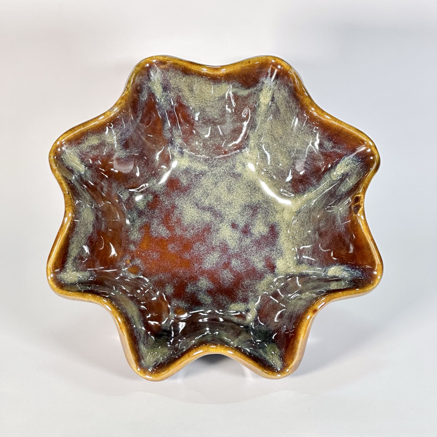 Aurora Wave Sculpted Bowl