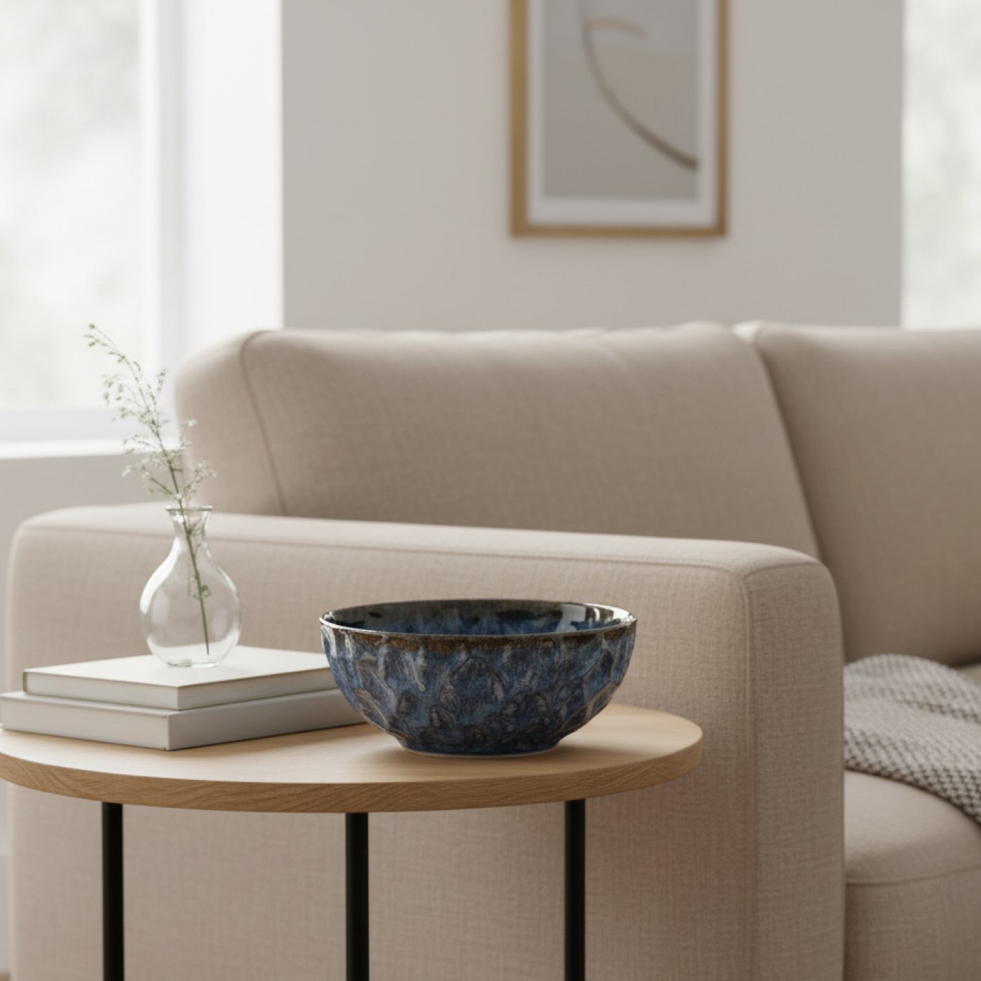 Arctic Tide Textured Bowl