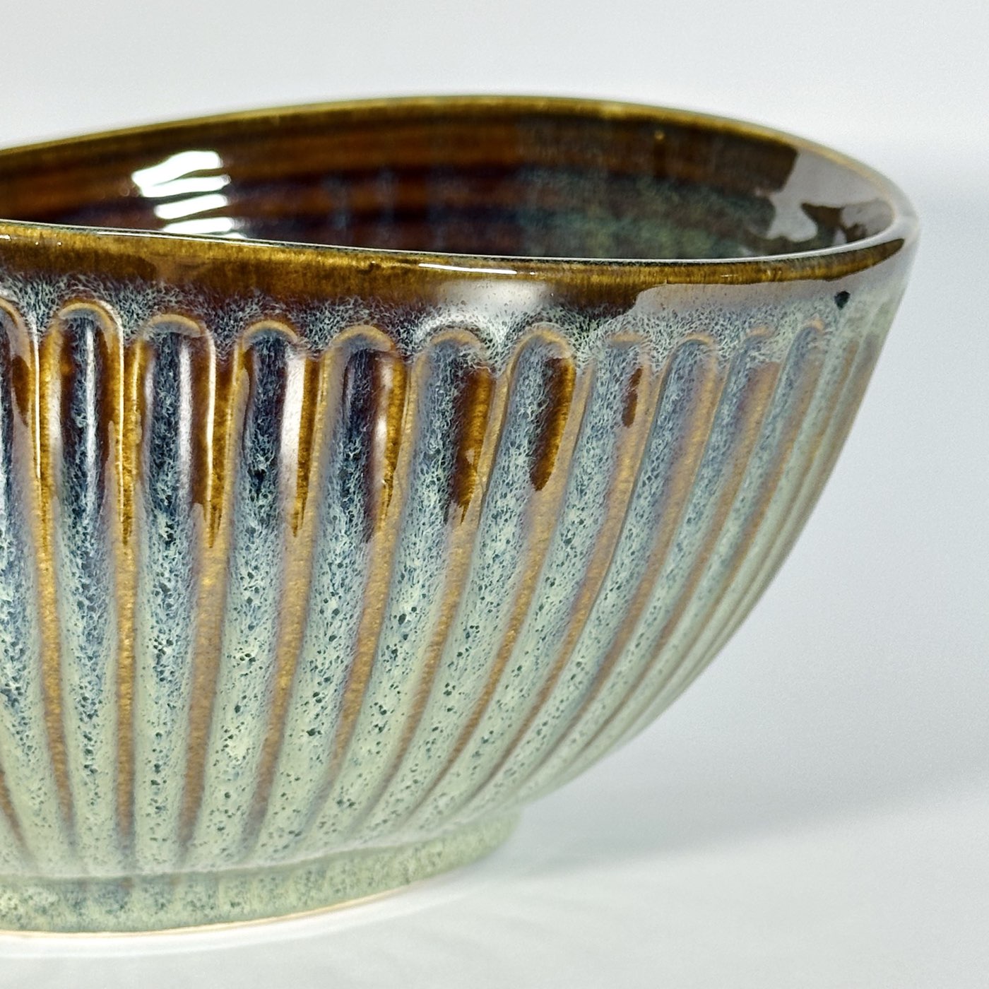 Twilight Dune Ribbed Bowl