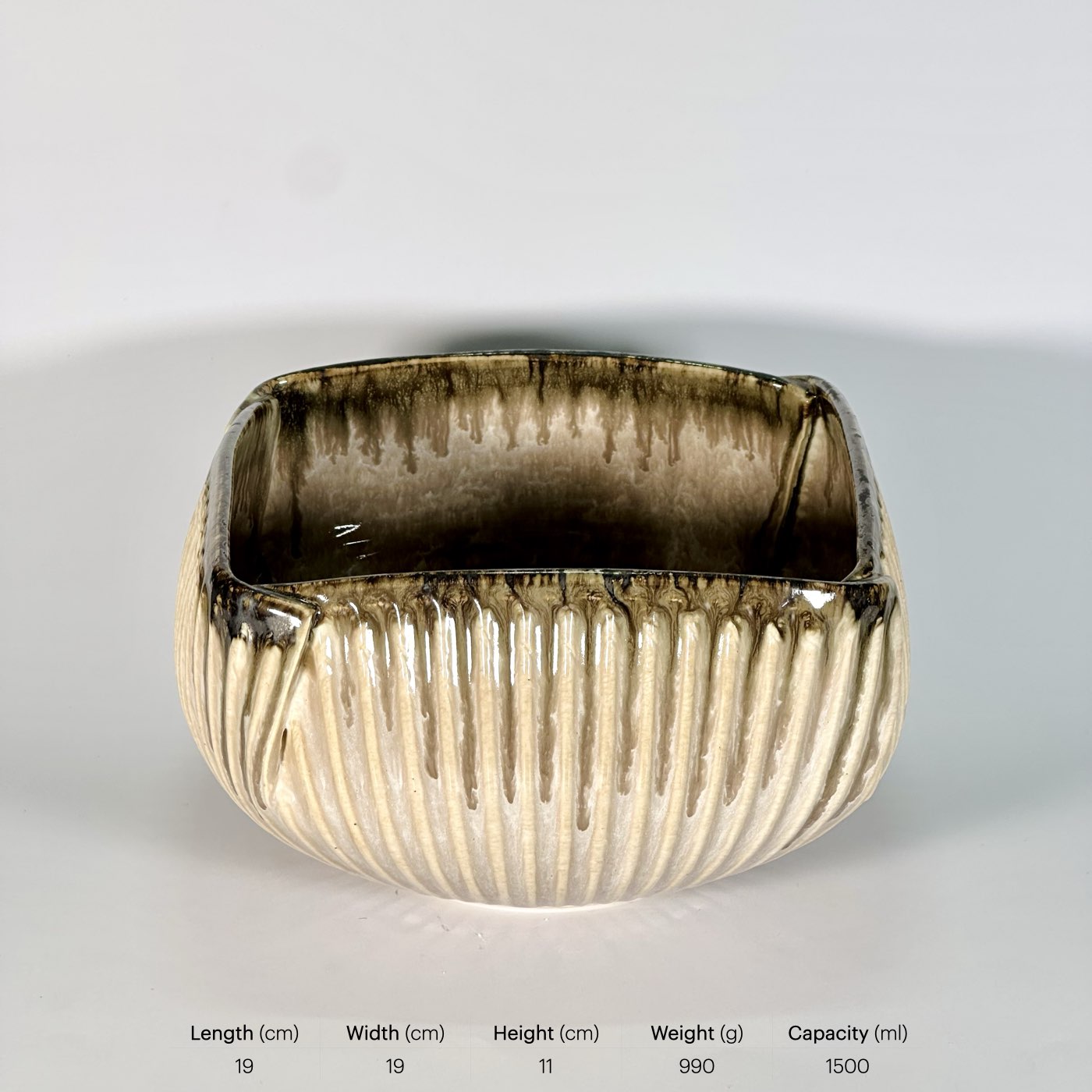 Sandstone Ridge Square Bowl