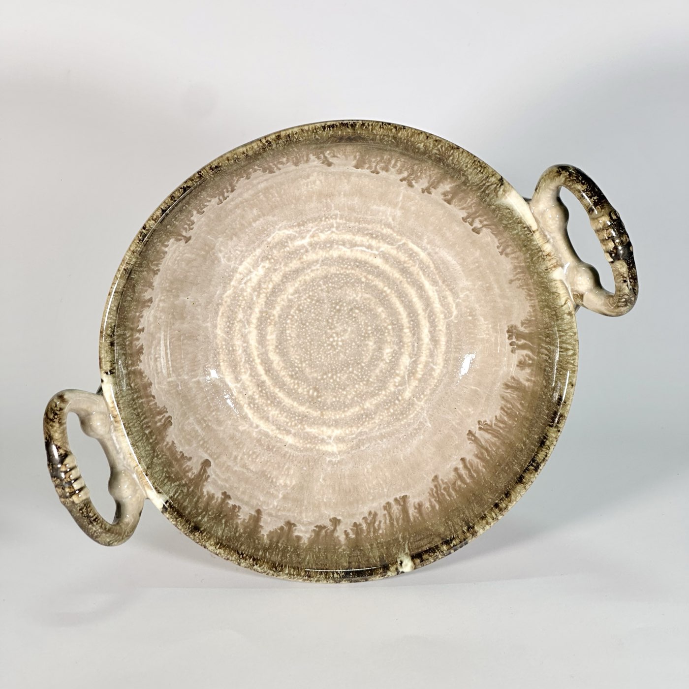 Sandstone Handle Serving Bowl