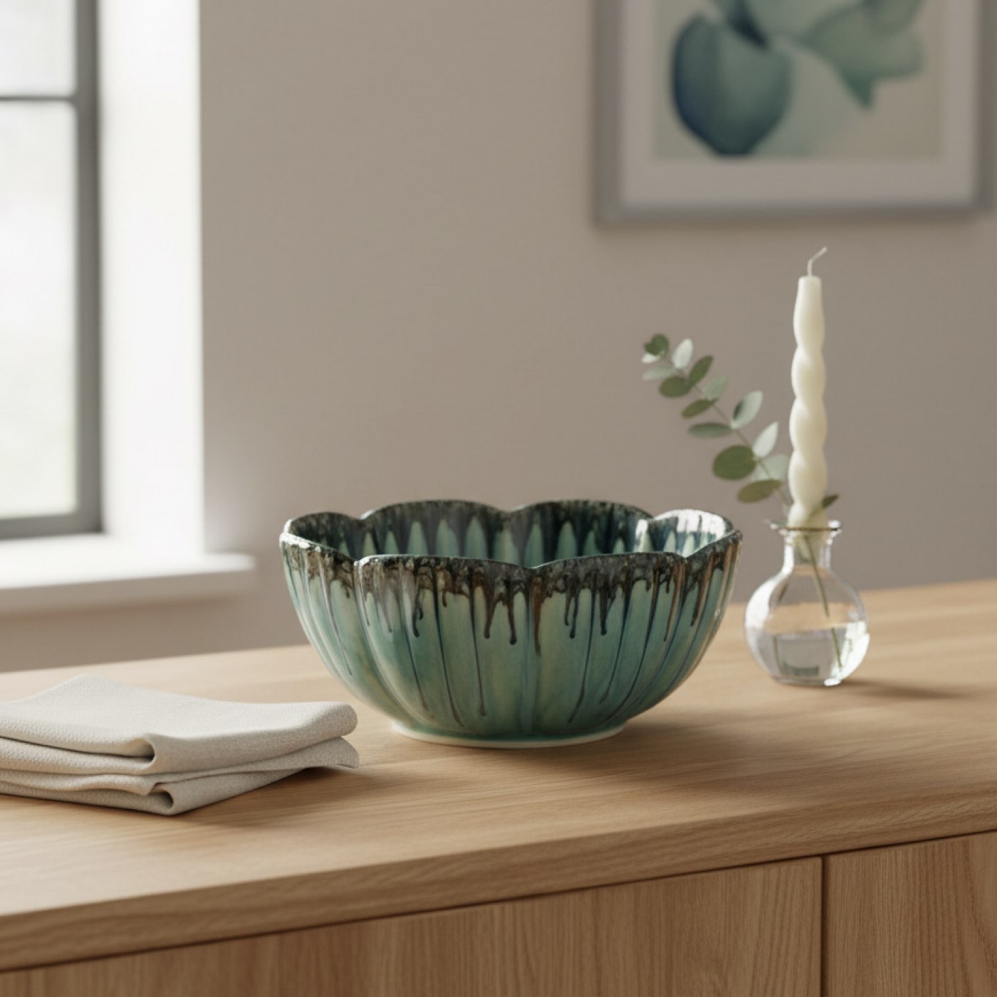 Lagoon Petal Drip Bowl