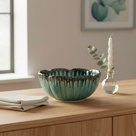 Lagoon Petal Drip Bowl