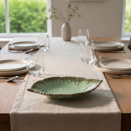 Jade Leaf Serving Platter
