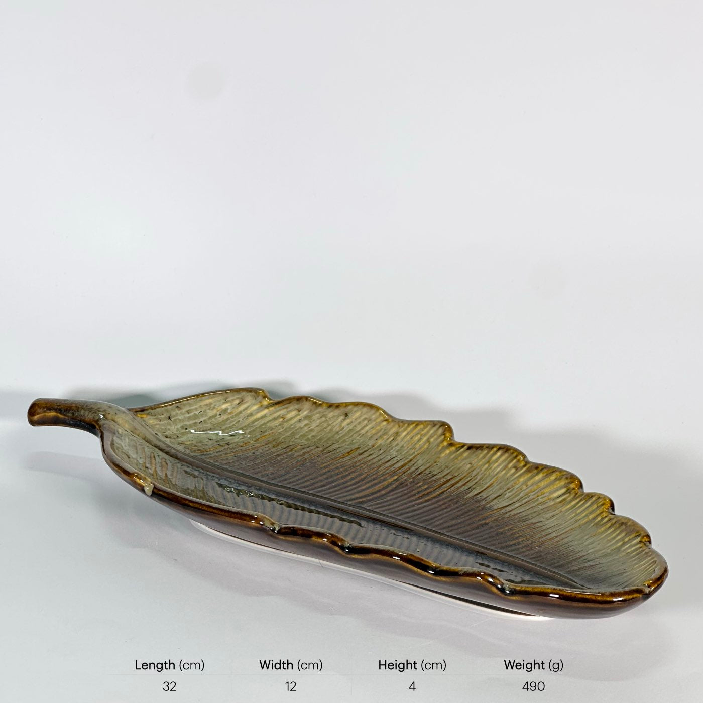 Earth Feather Serving Platter