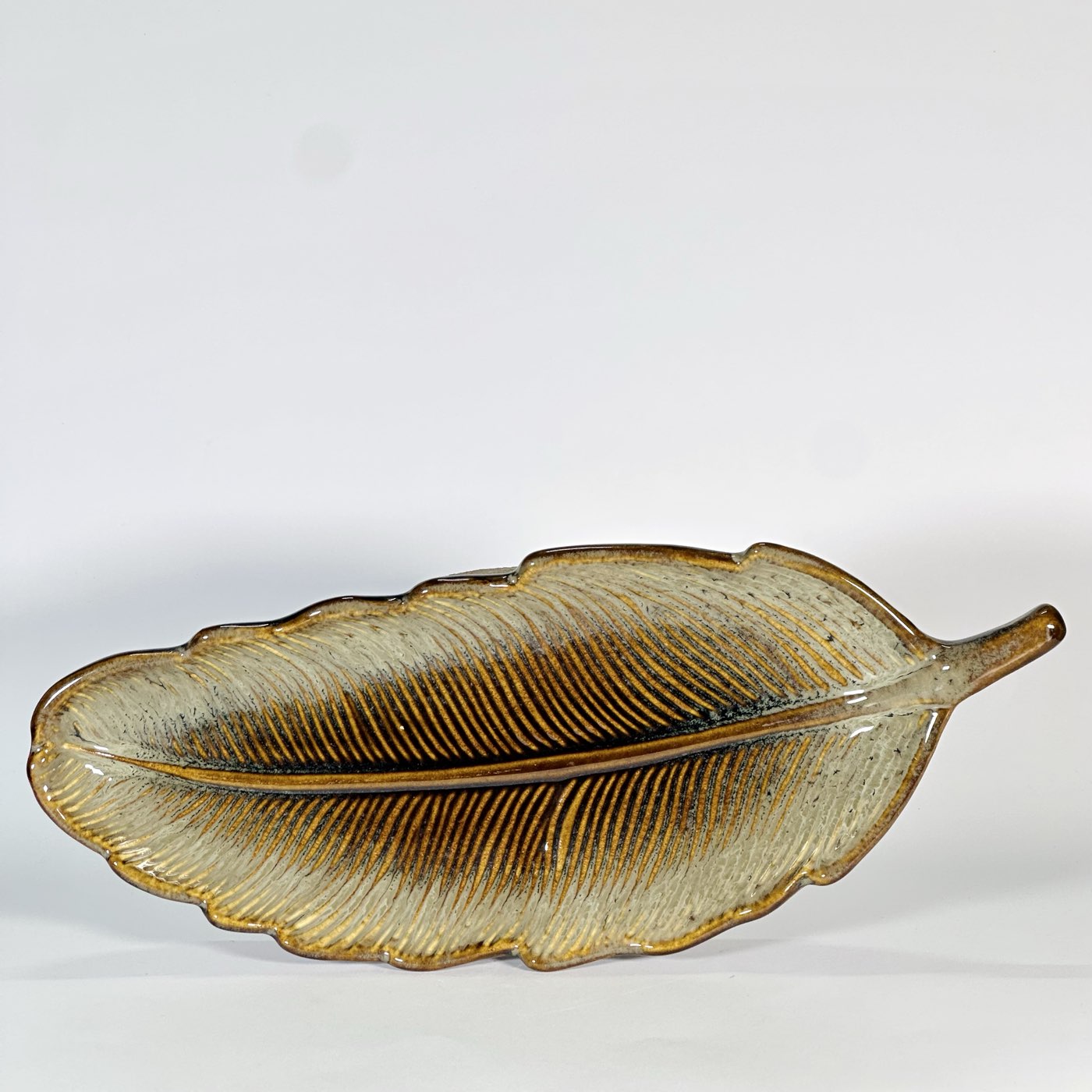 Earth Feather Serving Platter