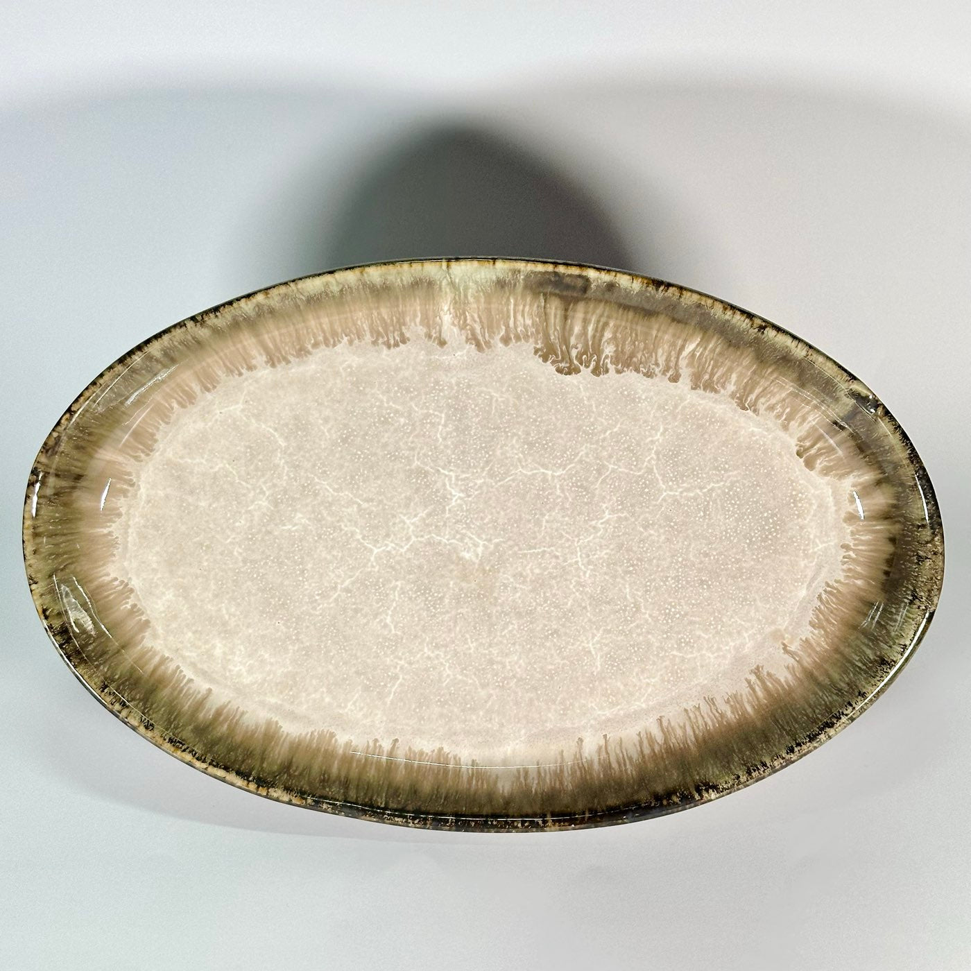 Sand Halo Oval Platter