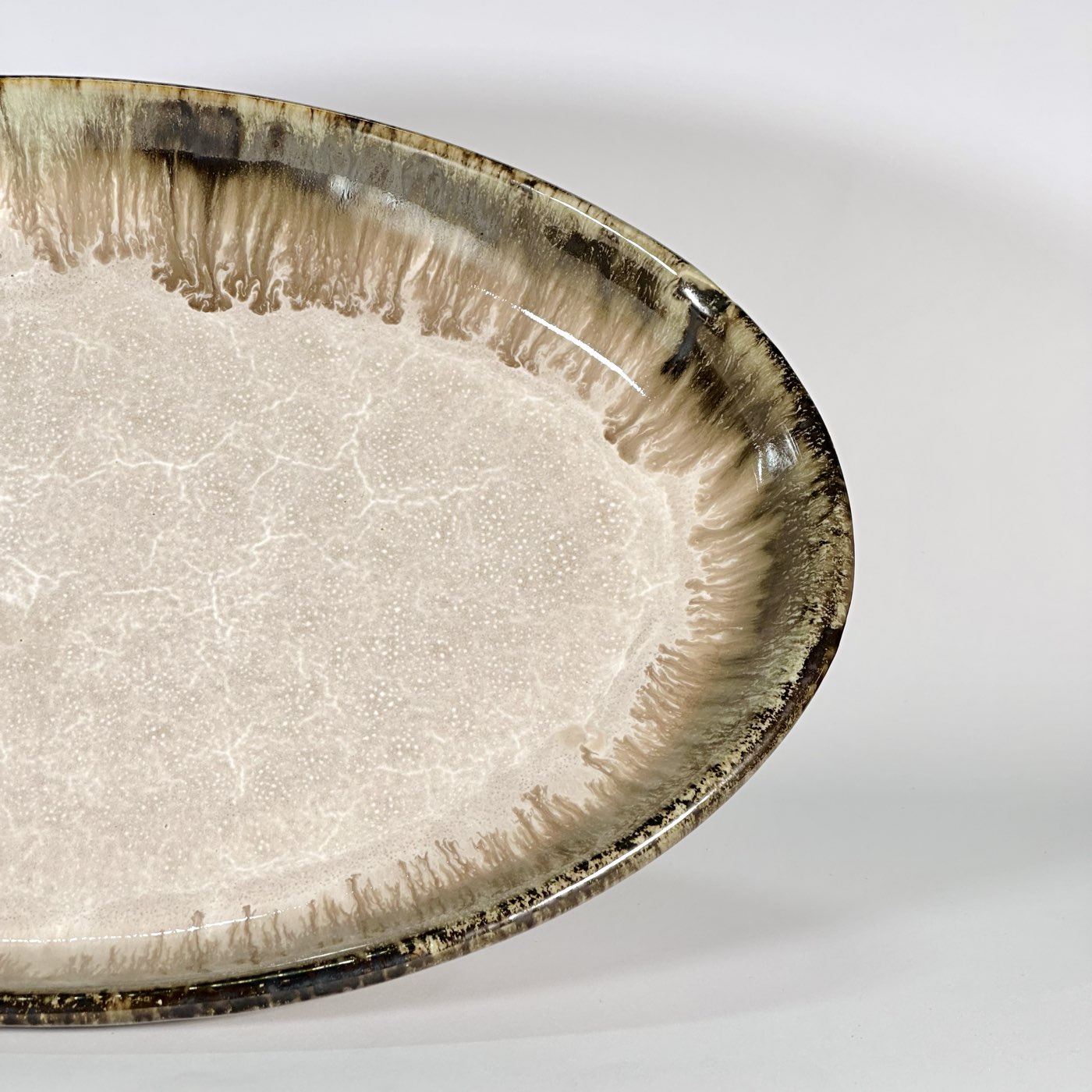 Sand Halo Oval Platter