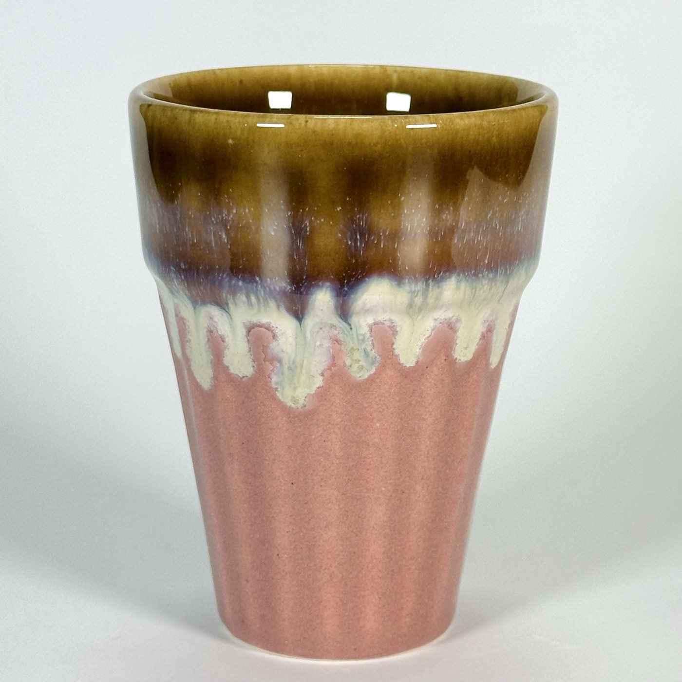 Caramel Drip Tea Cup