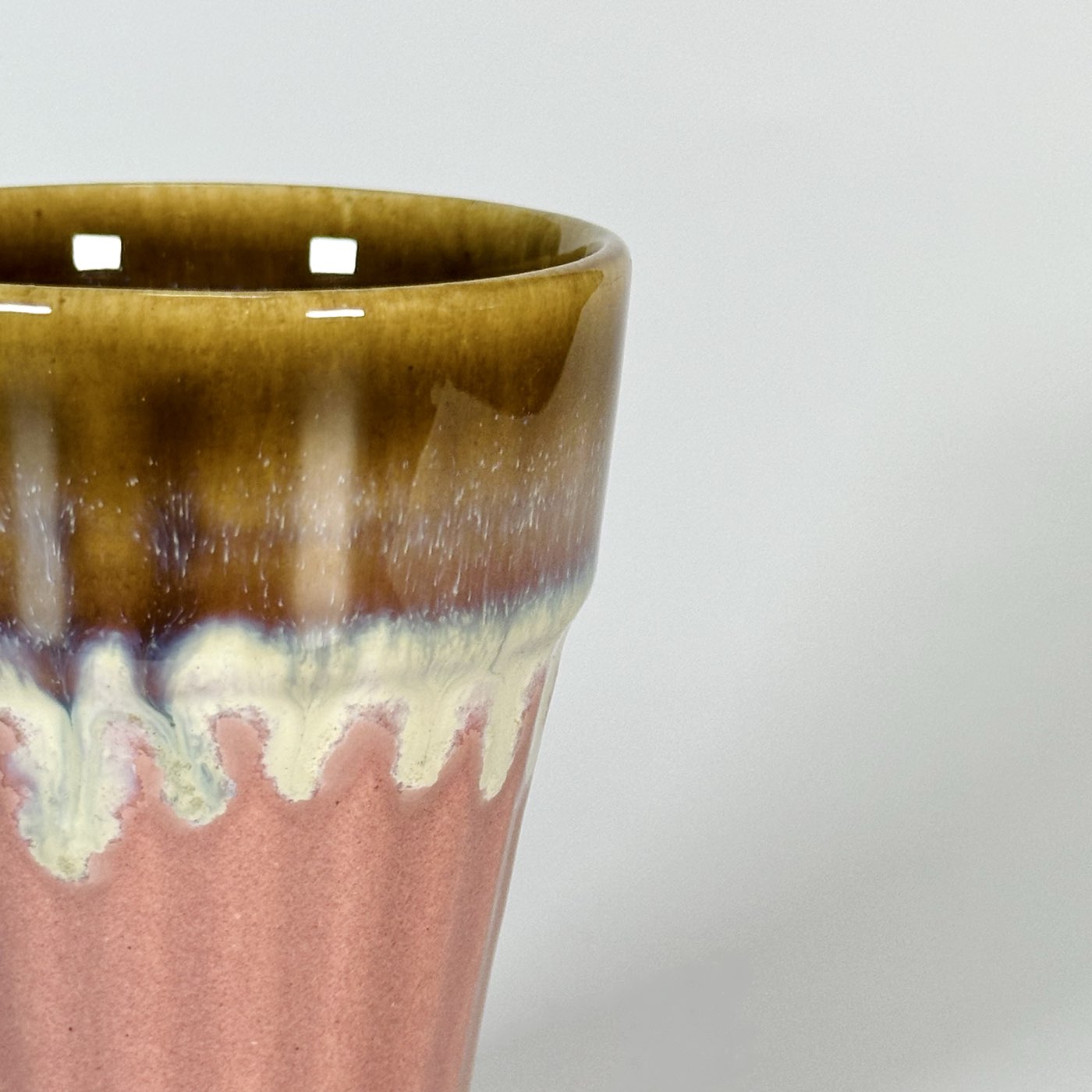 Caramel Drip Tea Cup