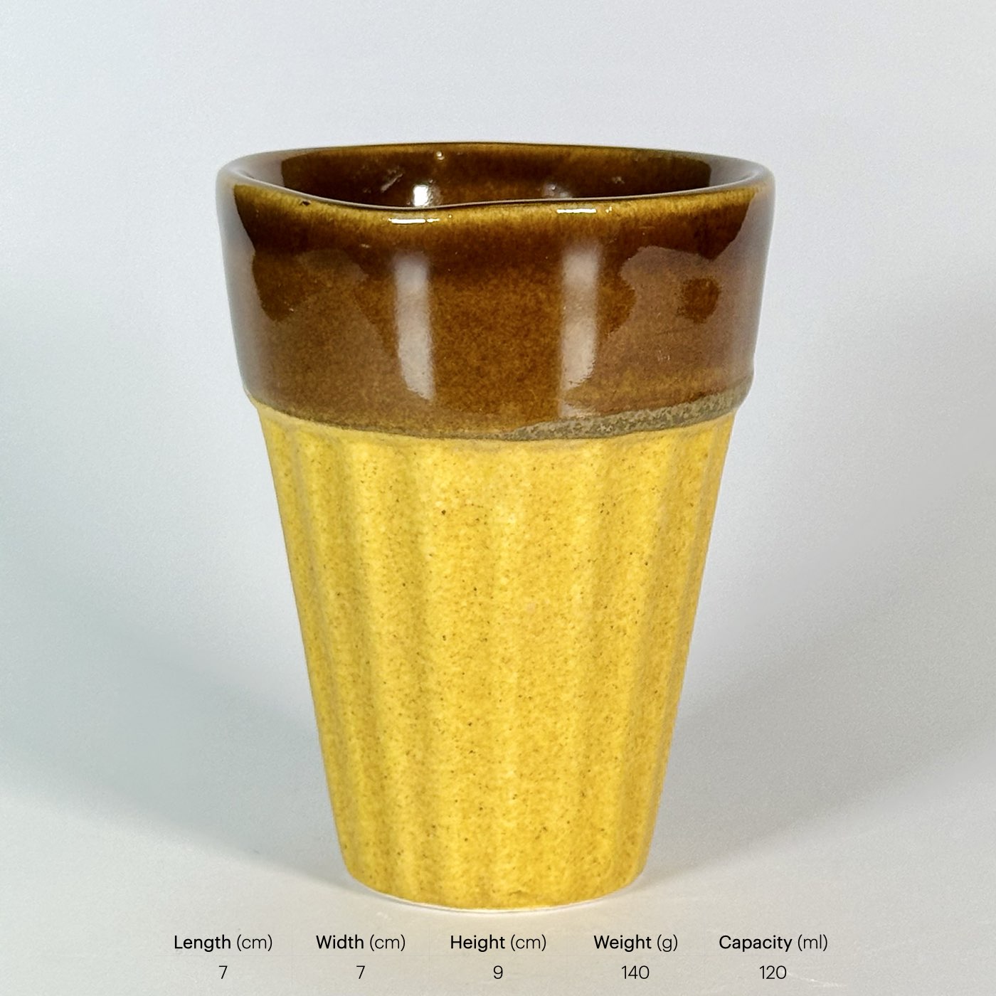 Caramel Cone Tea Cup
