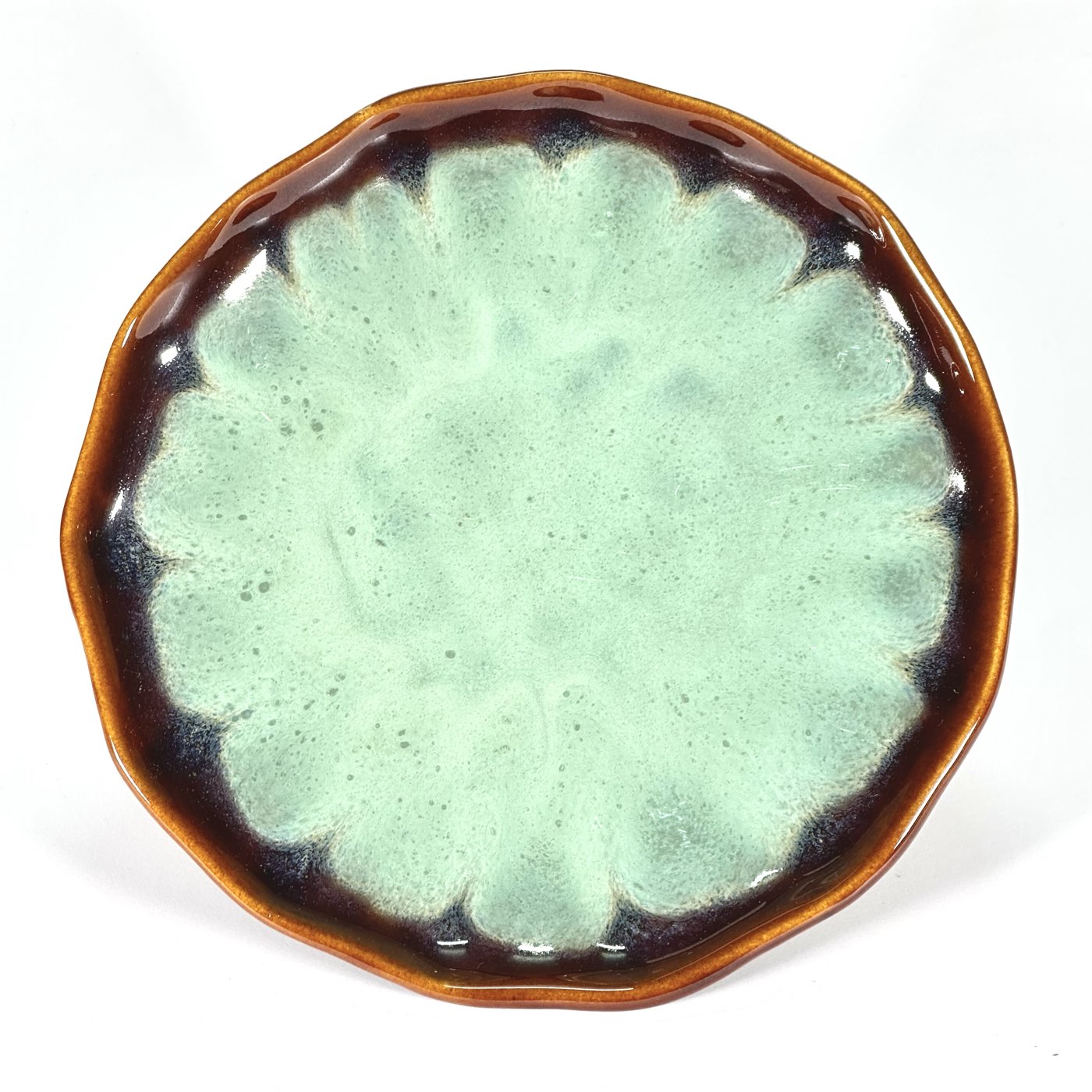 Terracotta Teal Quarter Plate