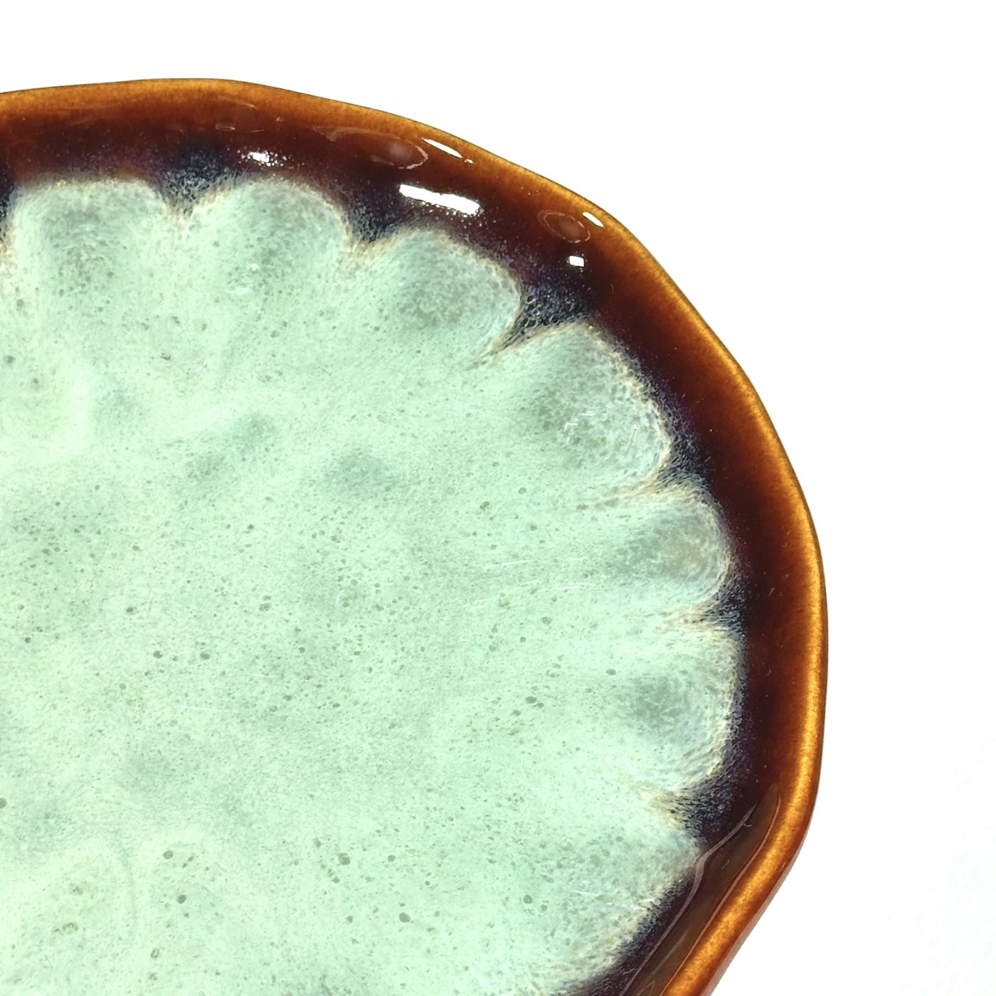 Terracotta Teal Quarter Plate