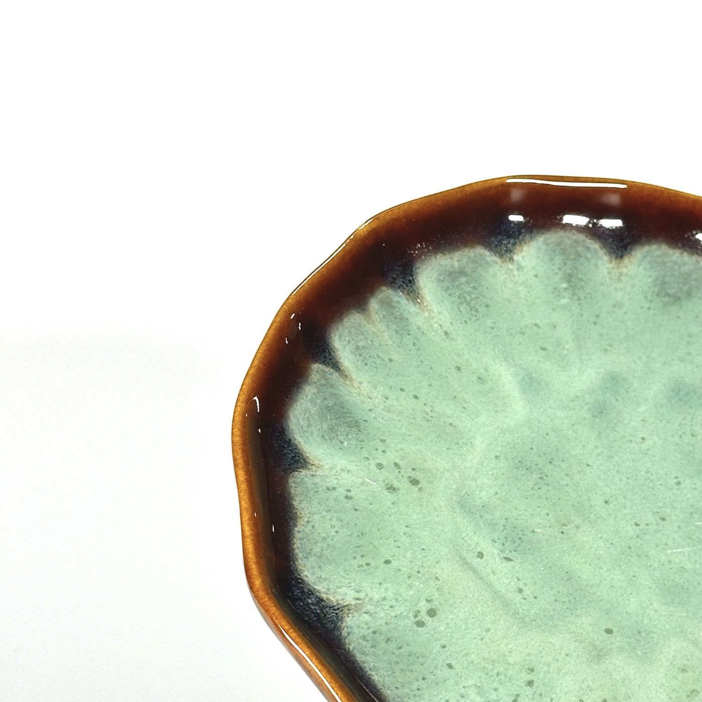 Terracotta Teal Quarter Plate