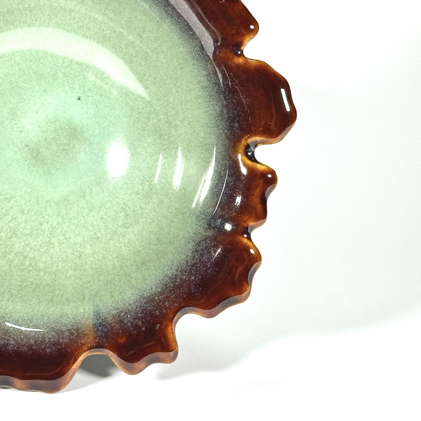 Terracotta Teal Artistic Bowl