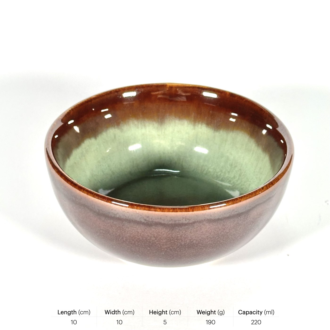 Terracotta Teal Dal Katori