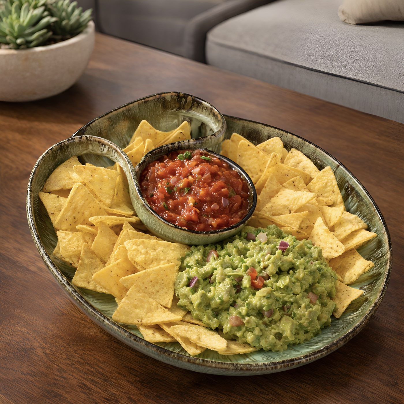 Sculpted Dip Platter