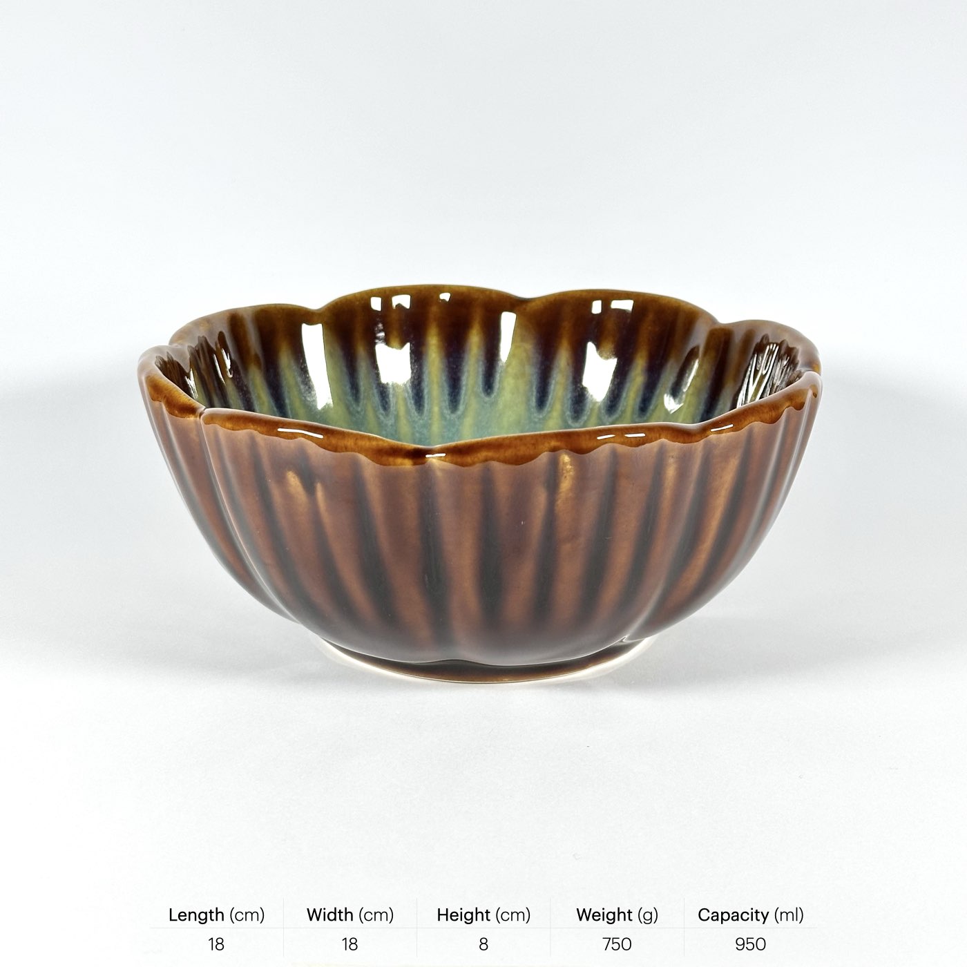 Lagoon Terracotta Drip Bowl