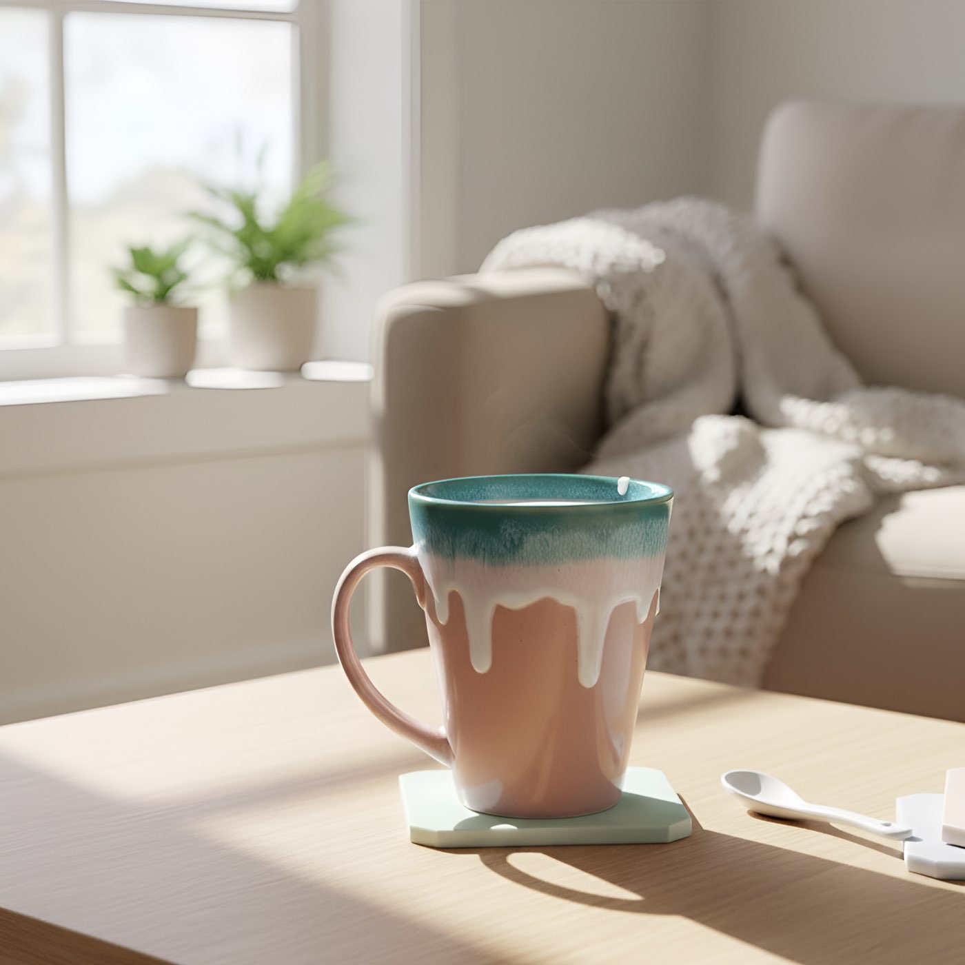 Cloud Drip Blush Mug