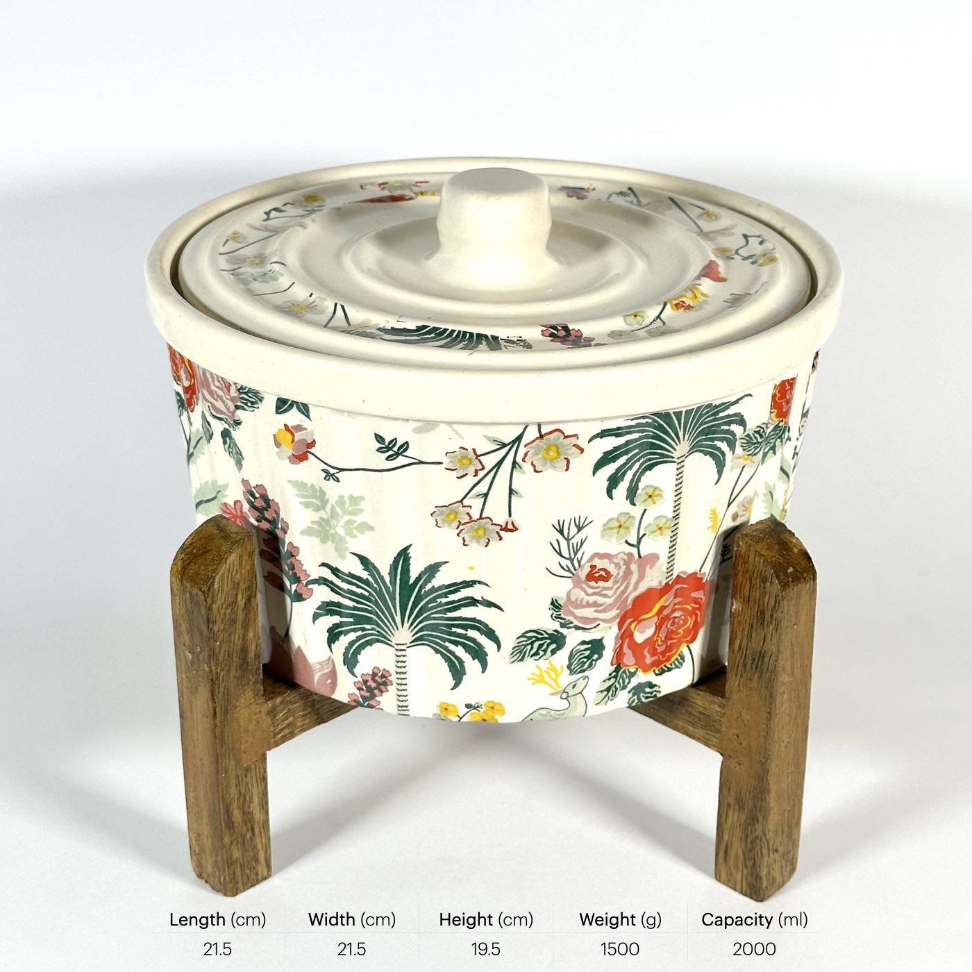 Palm Jumeirah Decal Casserole