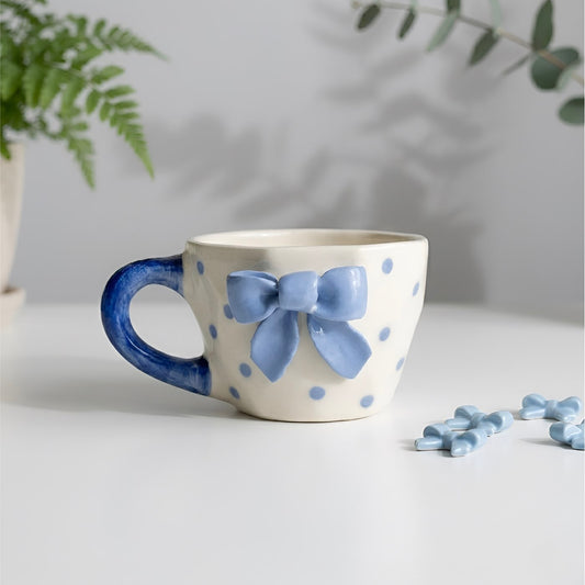 Blue Belle Bow Cup