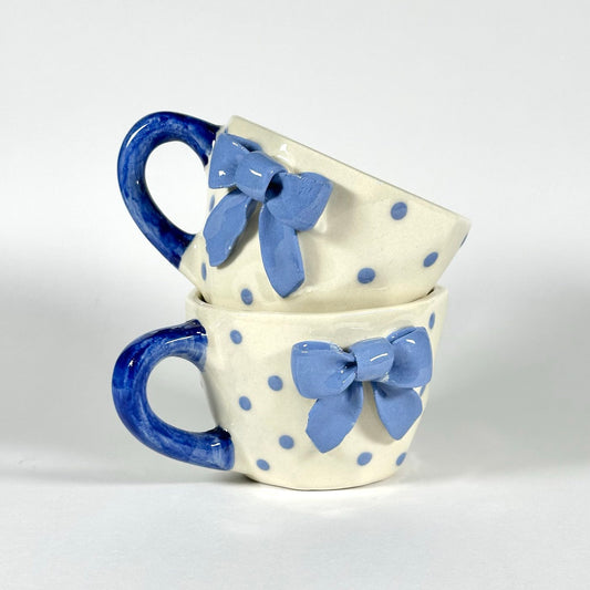 Blue Belle Bow Cup